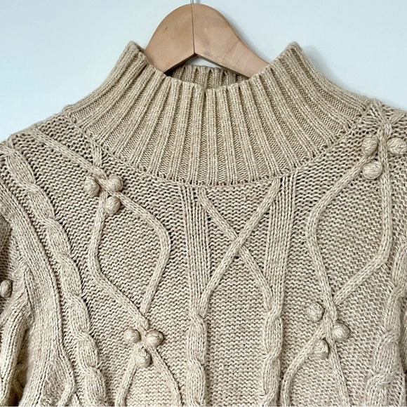 Cupcakes and Cashmere Bobble Mock Neck Sweater - Picture 3 of 6